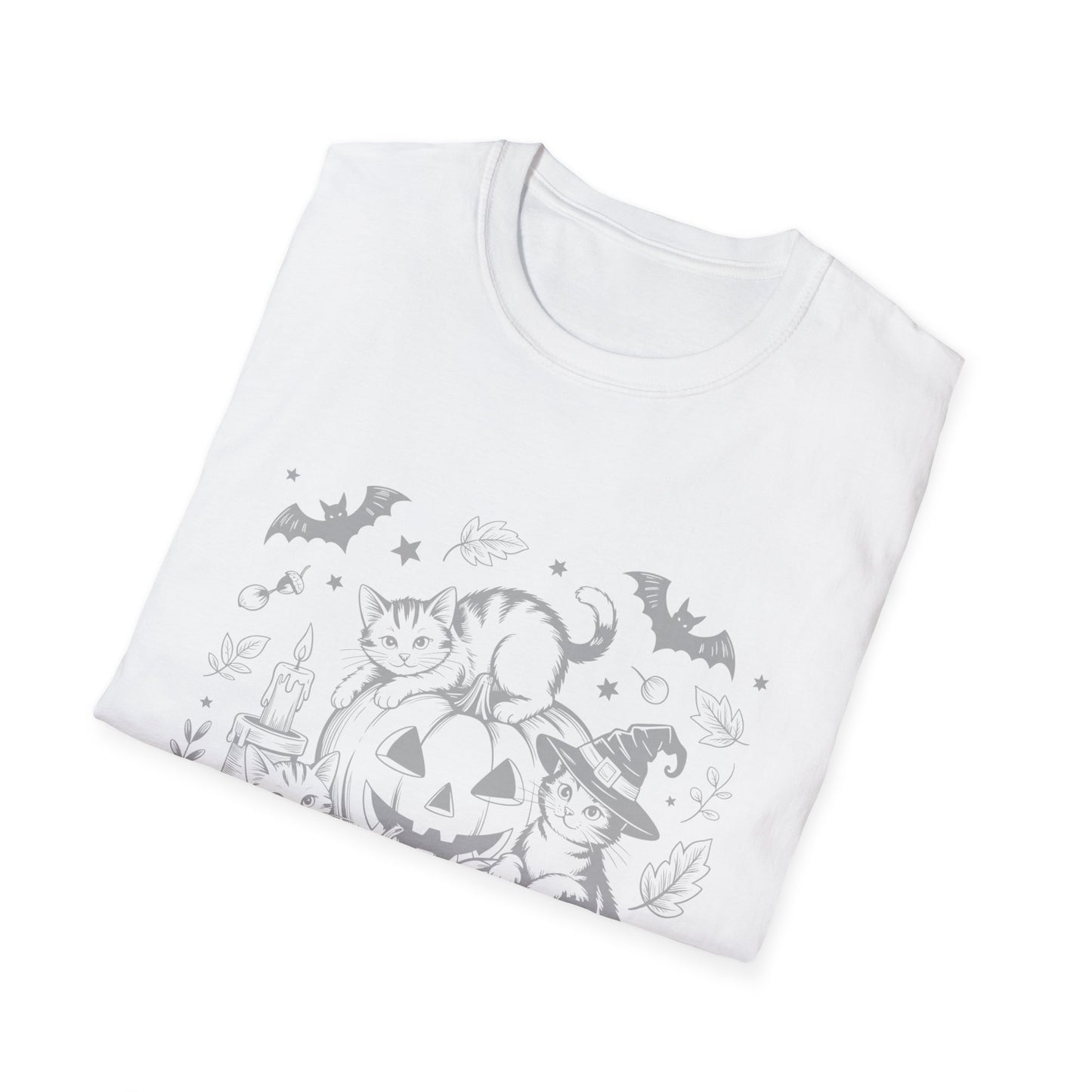 Vintage Cats And Pumpkins Classic Tee