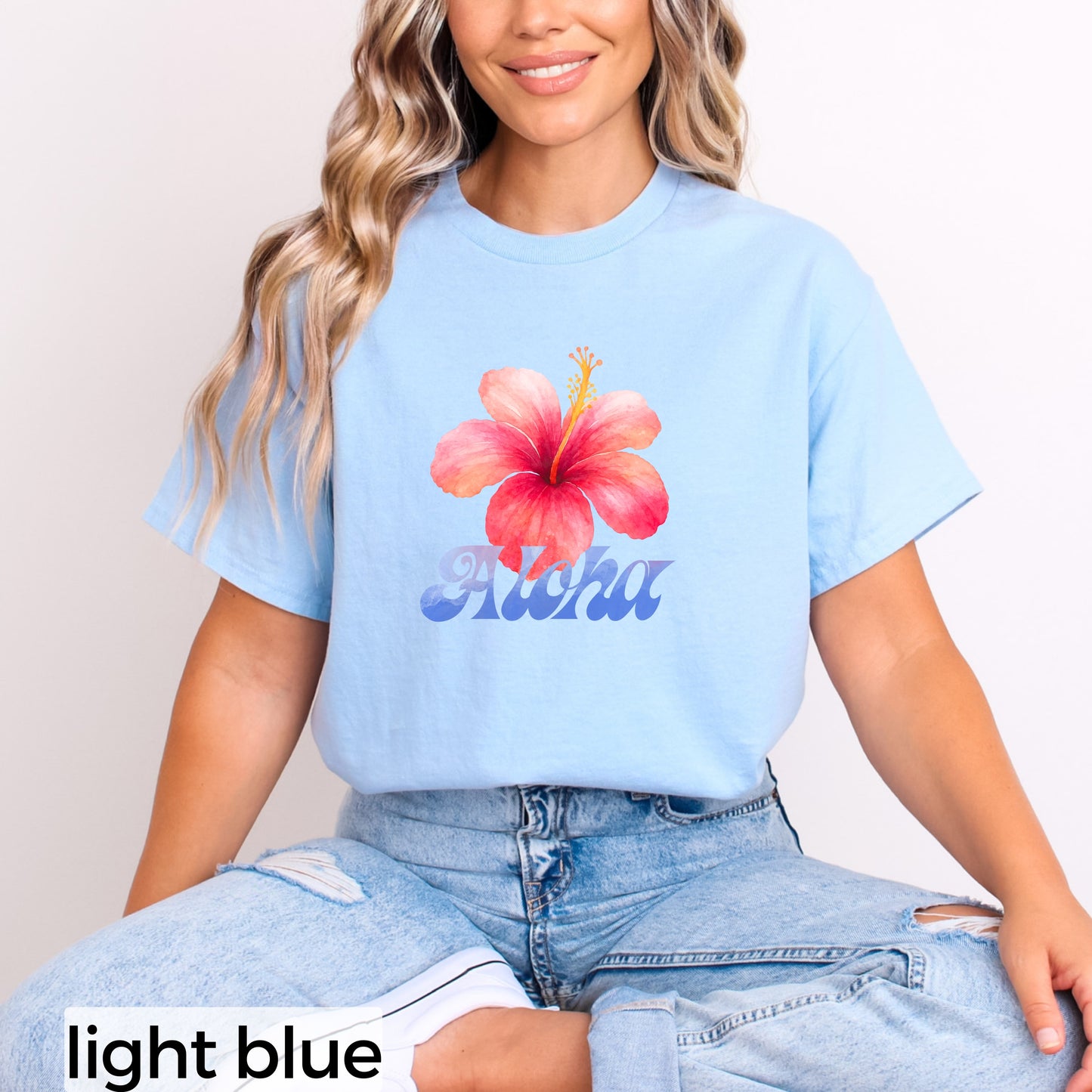 Aloha Hibiscus Classic Tee