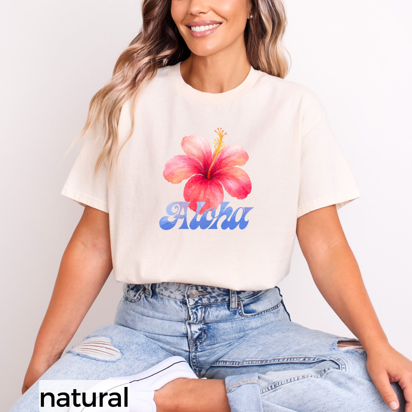 Aloha Hibiscus Classic Tee