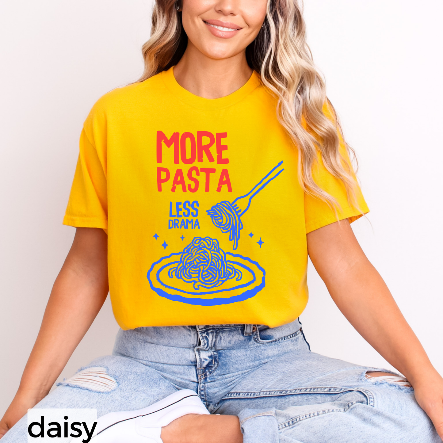 More Pasta Less Drama Classic Tee