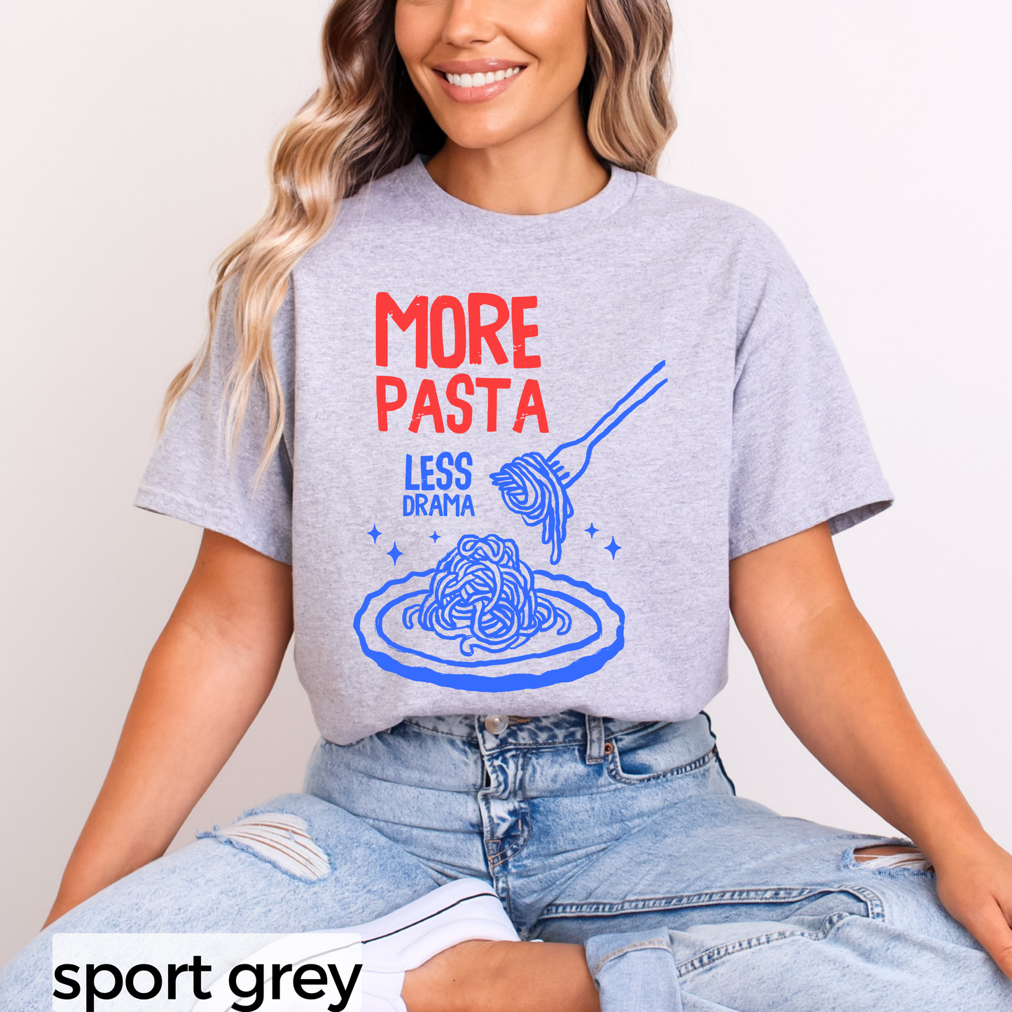 More Pasta Less Drama Classic Tee
