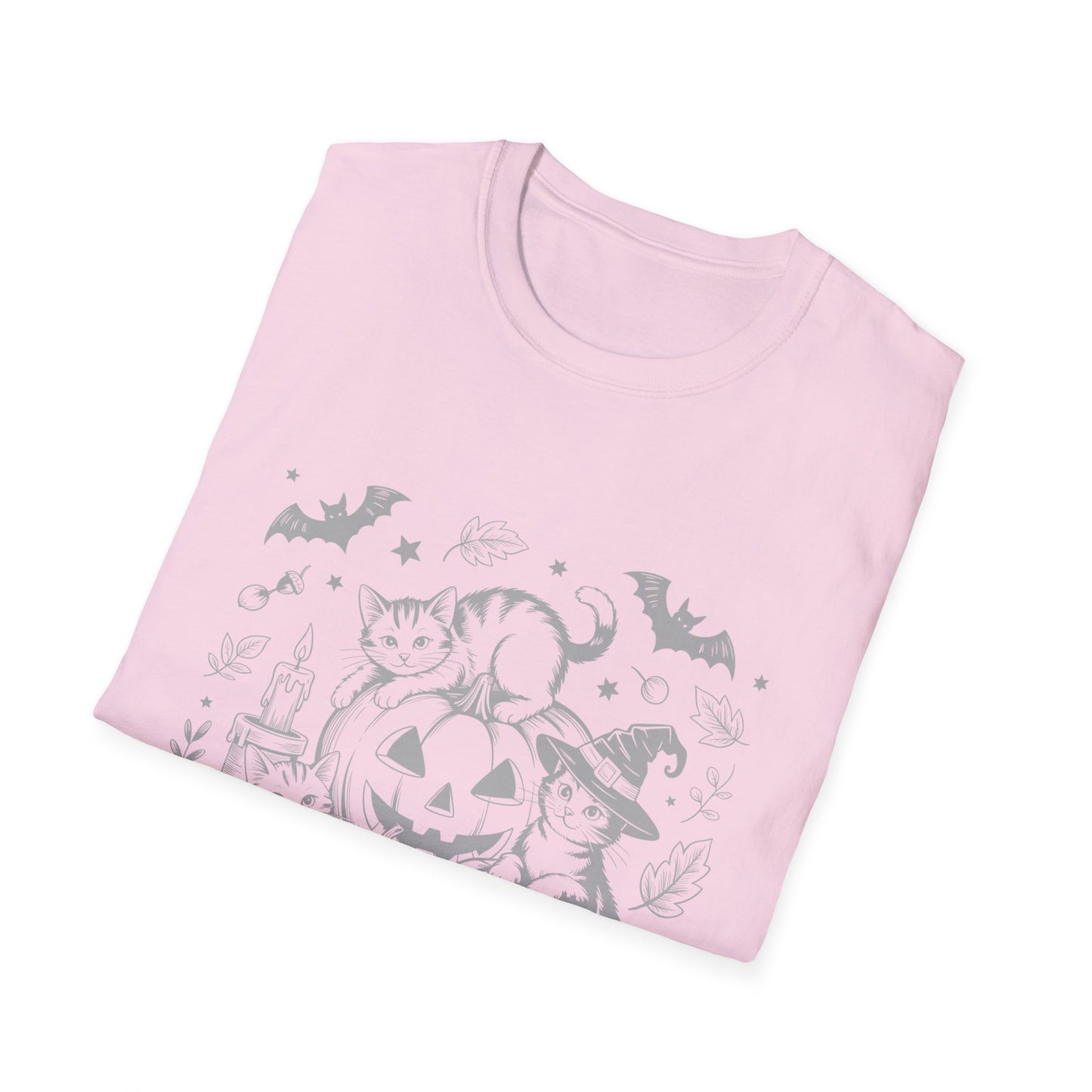 Vintage Cats And Pumpkins Classic Tee