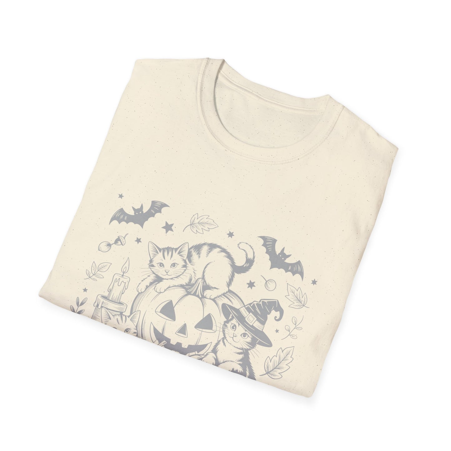 Vintage Cats And Pumpkins Classic Tee