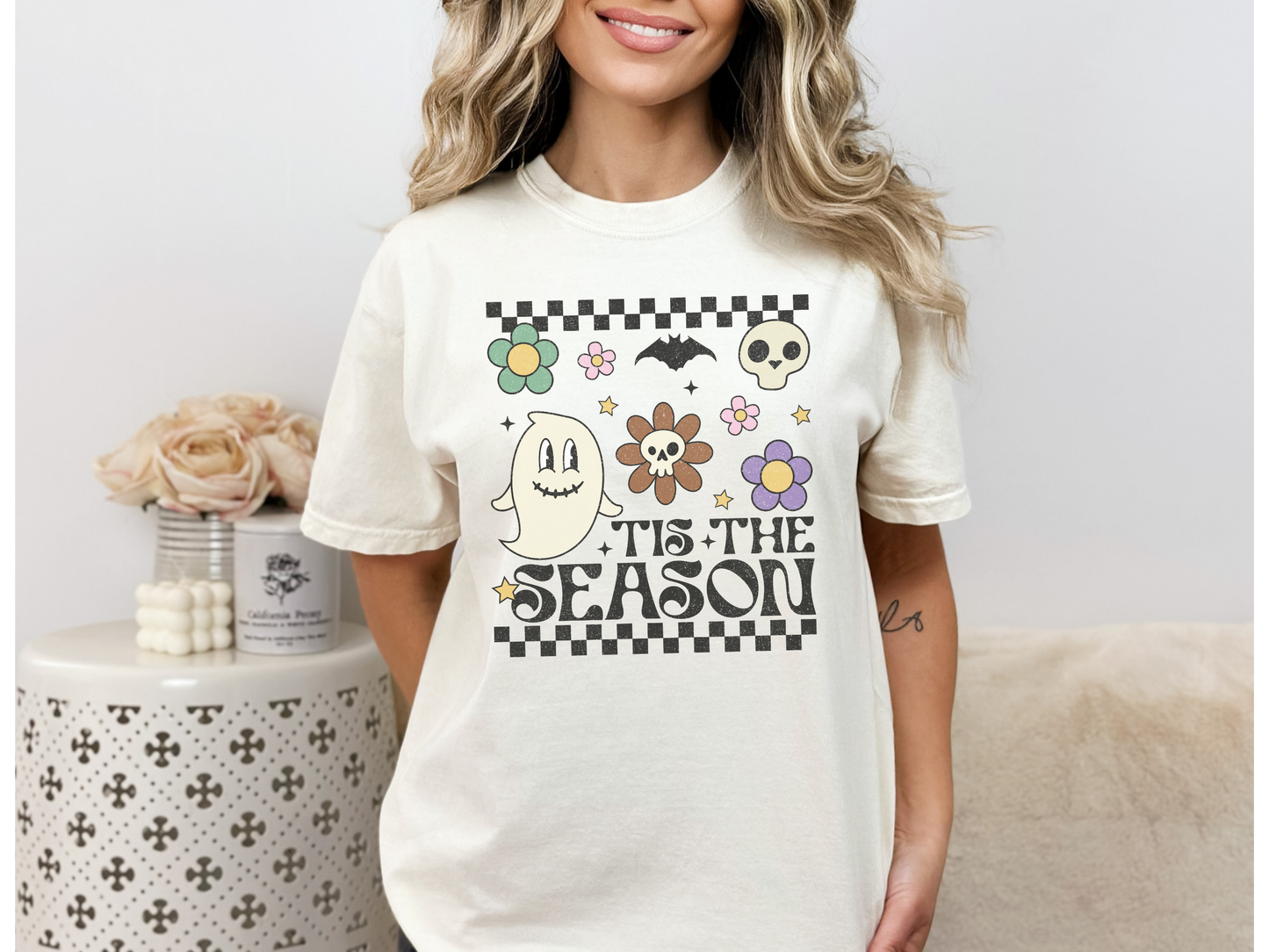 Tis The Season Halloween Comfort Colors Shirt