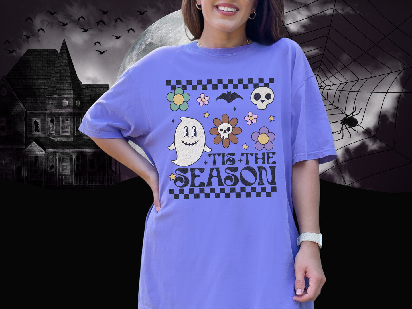 Tis The Season Halloween Comfort Colors Shirt
