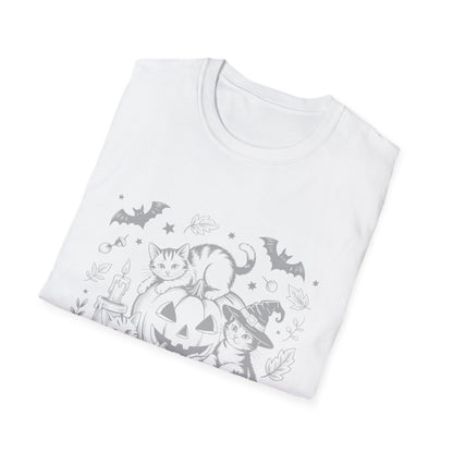 Vintage Cats And Pumpkins Classic Tee