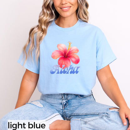 Aloha Hibiscus Classic Tee