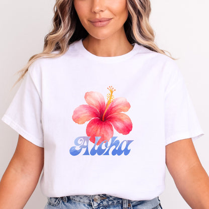 Aloha Hibiscus Classic Tee