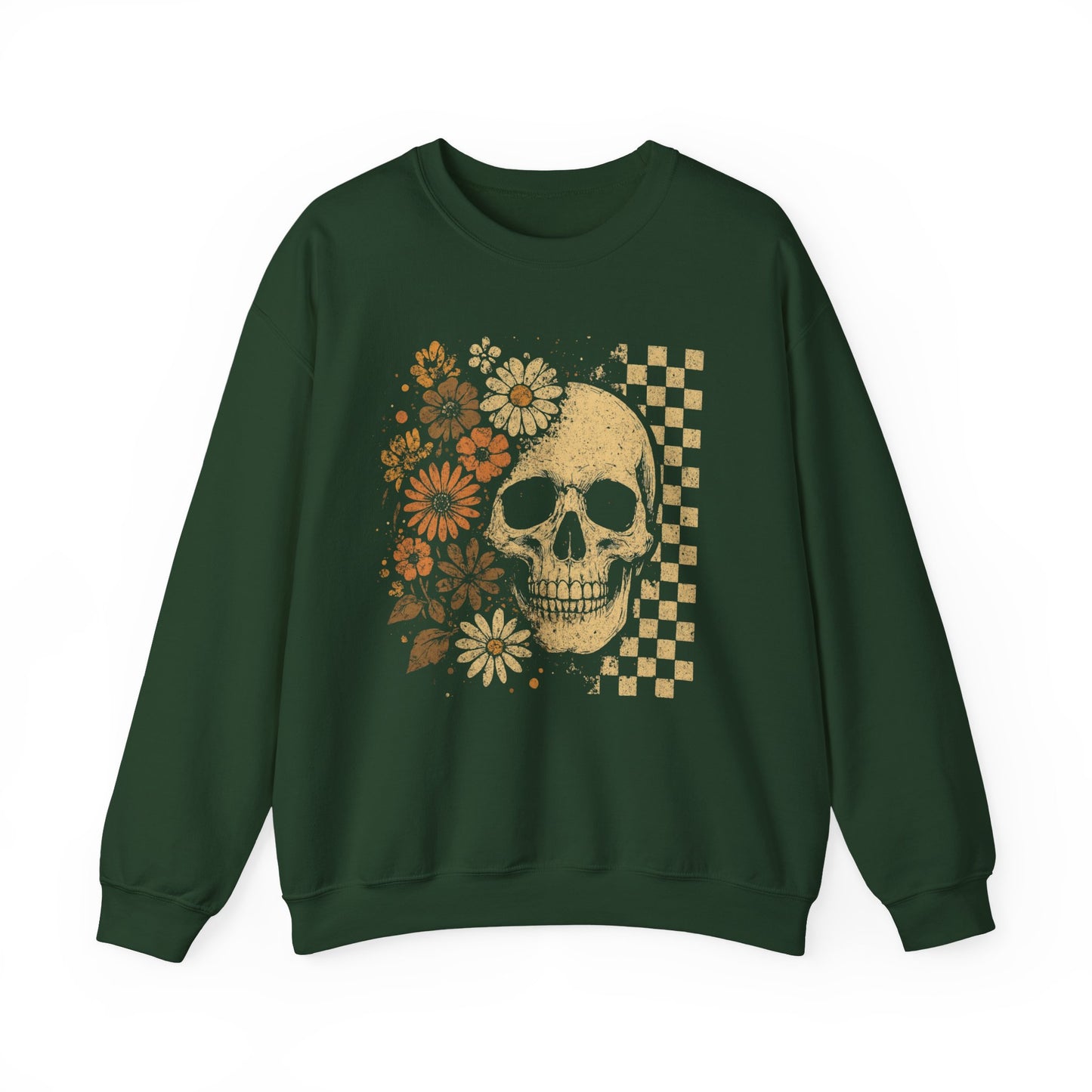 Floral Skull Sweatshirt