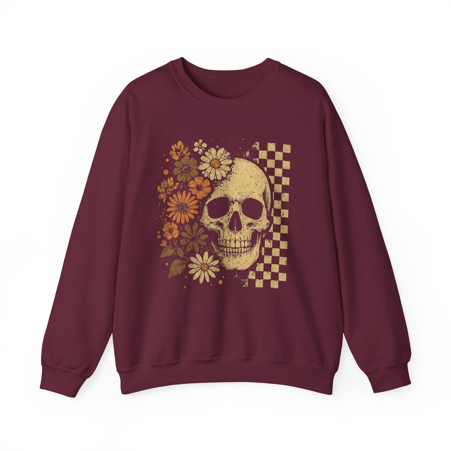 Floral Skull Sweatshirt