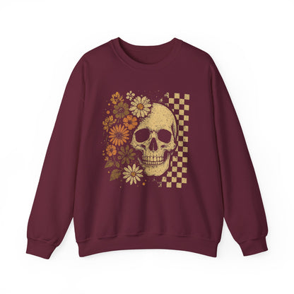 Floral Skull Sweatshirt