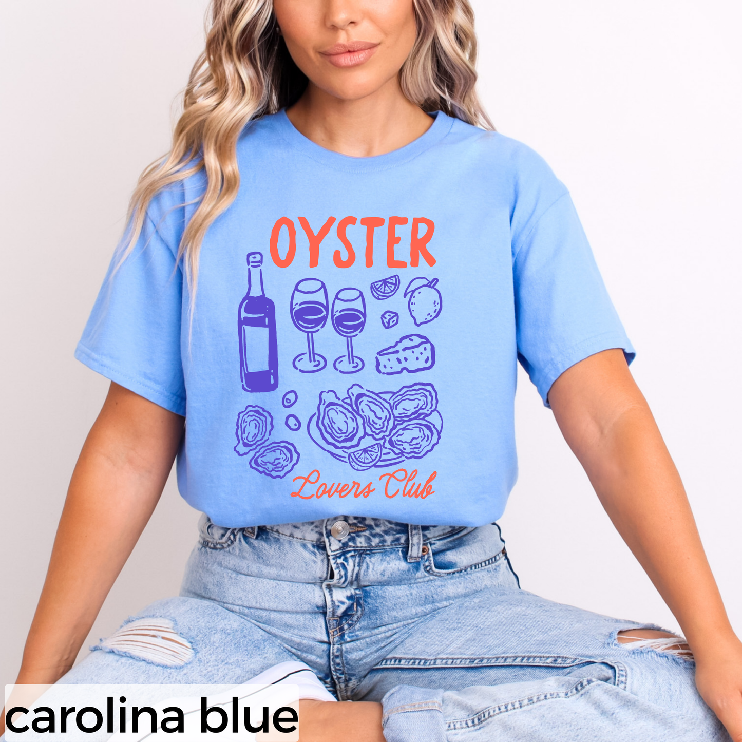 Oyster Lovers Club T-Shirt, Summer Graphic Shirt