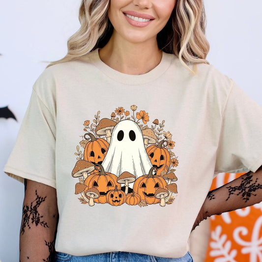 Ghost and Pumpkins Classic Tee