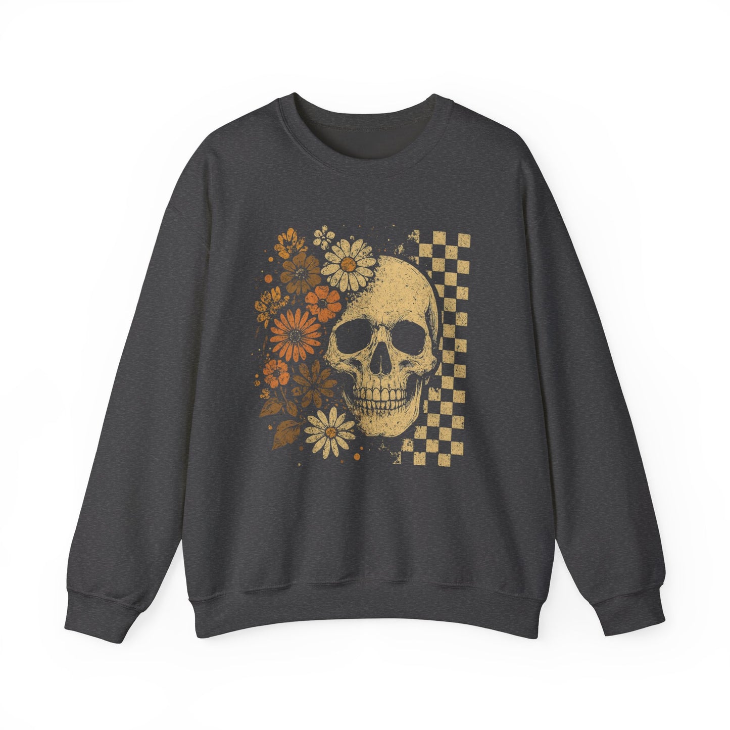 Floral Skull Sweatshirt