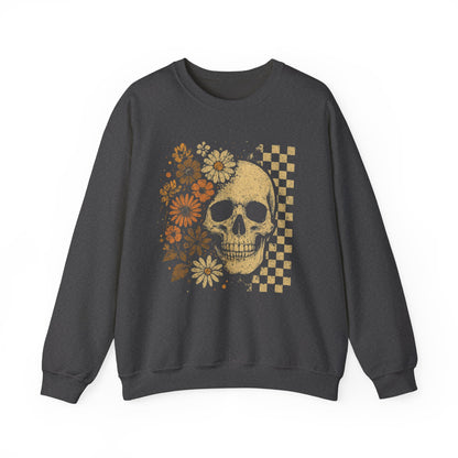 Floral Skull Sweatshirt