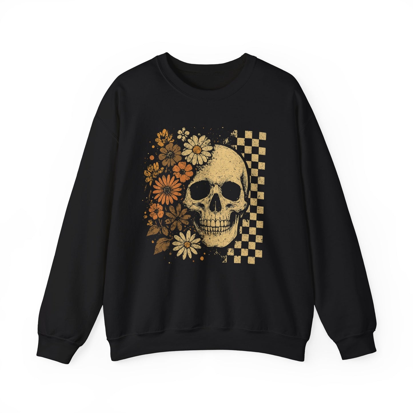 Floral Skull Sweatshirt