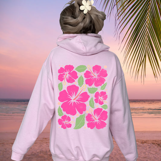 Hibiscus Flower Hoodie