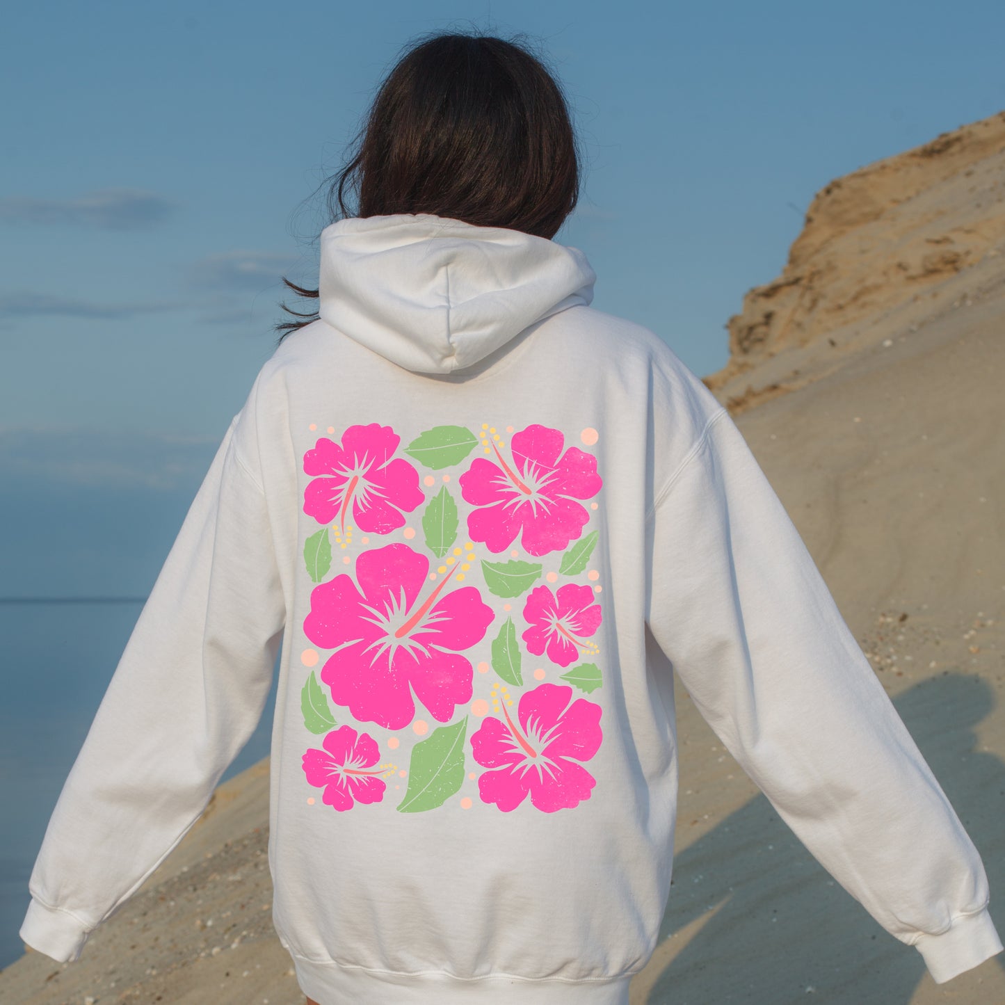 Hibiscus Flower Hoodie