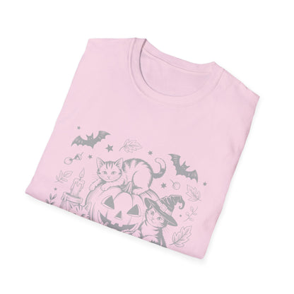 Vintage Cats And Pumpkins Classic Tee