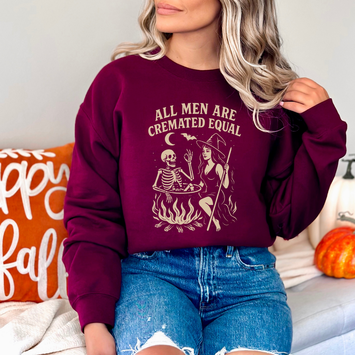 All Men Are Cremated Equal Sweatshirt