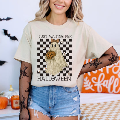 Just Waiting For Halloween Classic Tee