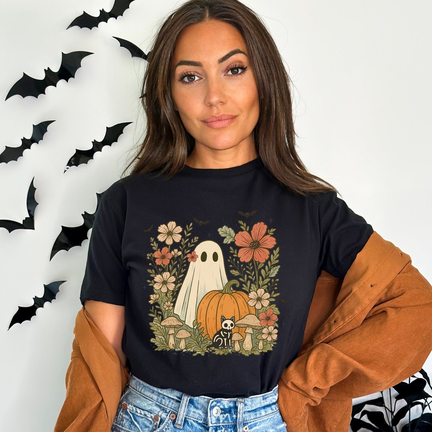 Ghost and Flowers Classic Tee